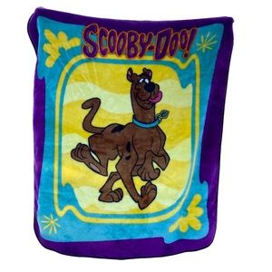 Rare collectible Vintage Scooby-Doo 2000 Fleece Throw Blanket by Cartoon Network
